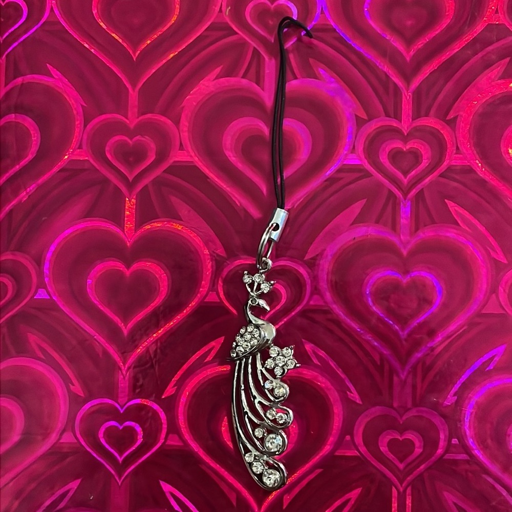 peacock phone charm✨